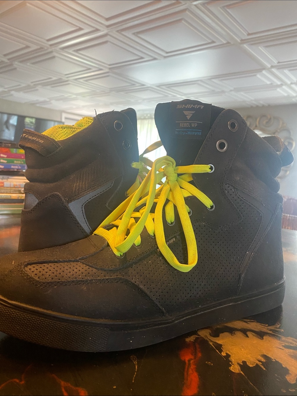 Shima Rebel WP Perforated Waterproof Motorcycle Shoes